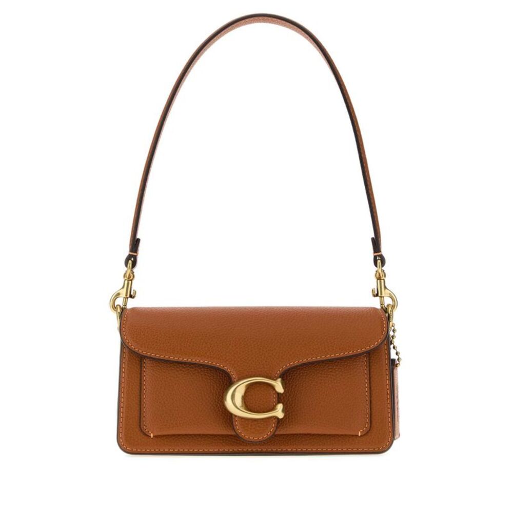 Coach New York Women Caramel Leather Tabby 20 Shoulder Bag